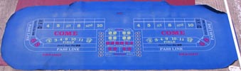  Gold Coast Casino Las Vegas authentic Craps Layout table Felt for sale 