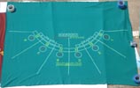  NEW UNCUT MGM Grand Las Vegas Casino authentic Mini Baccarat Layout Felt for sale 
