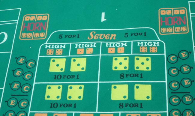  Sands Casino Las Vegas authentic Craps Layout table Felt for sale 