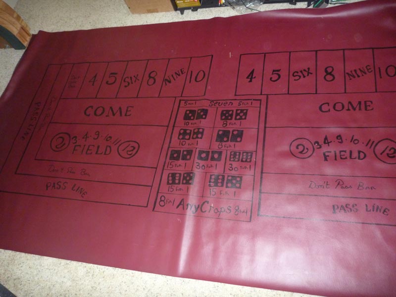  craps table League City 