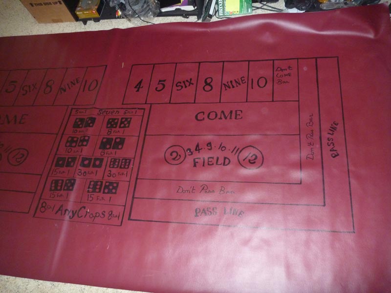  craps table League City 