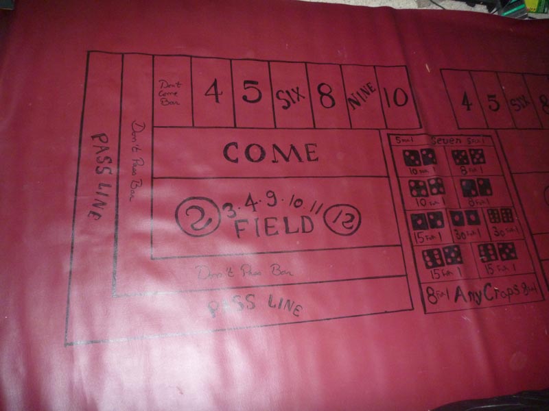  craps table League City 