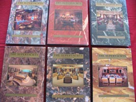  RARE COMPLETE SUPERYACHTS BOOK COLLECTION Super Yachts 