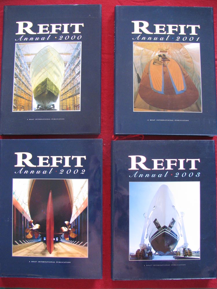  RARE COMPLETE SUPERYACHTS & MEGAYACHTS BOOK COLLECTION 